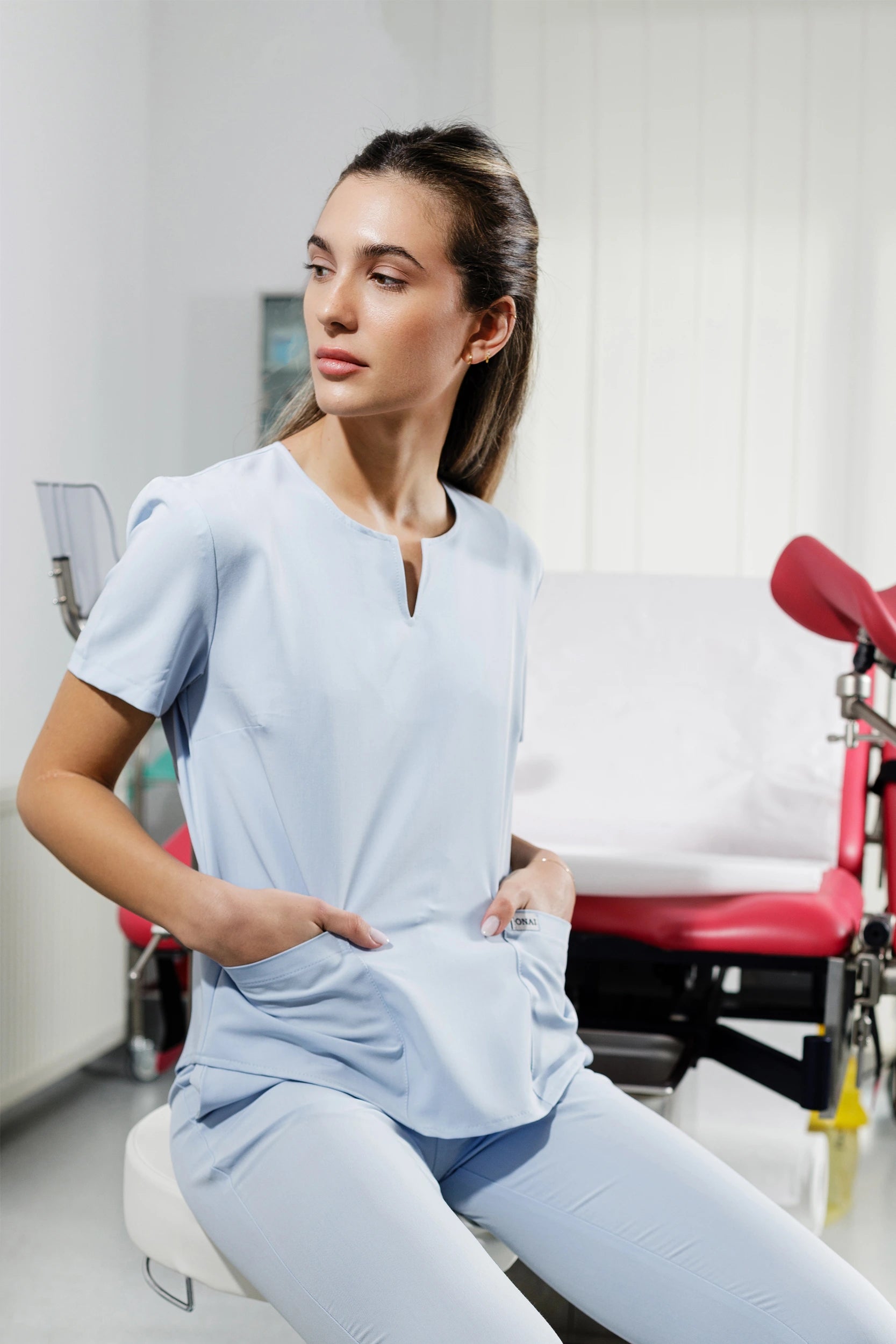 Bluza medicala eleganta femei