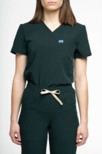 Uniforma medicala sport femei Verde Inchis OM076
