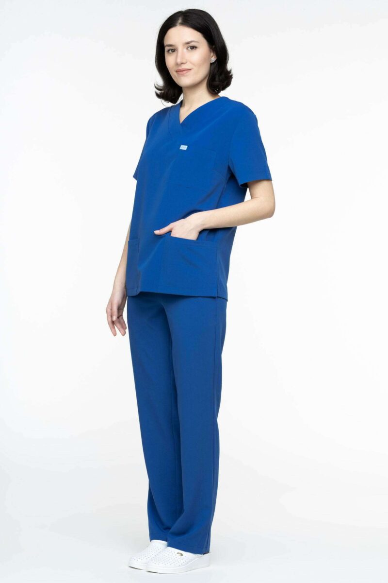 Uniforma medicala clasica femei Albastra OM068