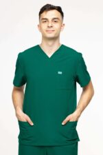 Uniforma medicala clasica barbati Verde OM085