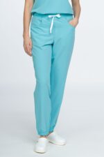 Bluză medicală femei sport Albastru Cristal OM051 Uniforma medicala