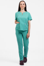 Uniforma medicala eleganta femei Verde Menta